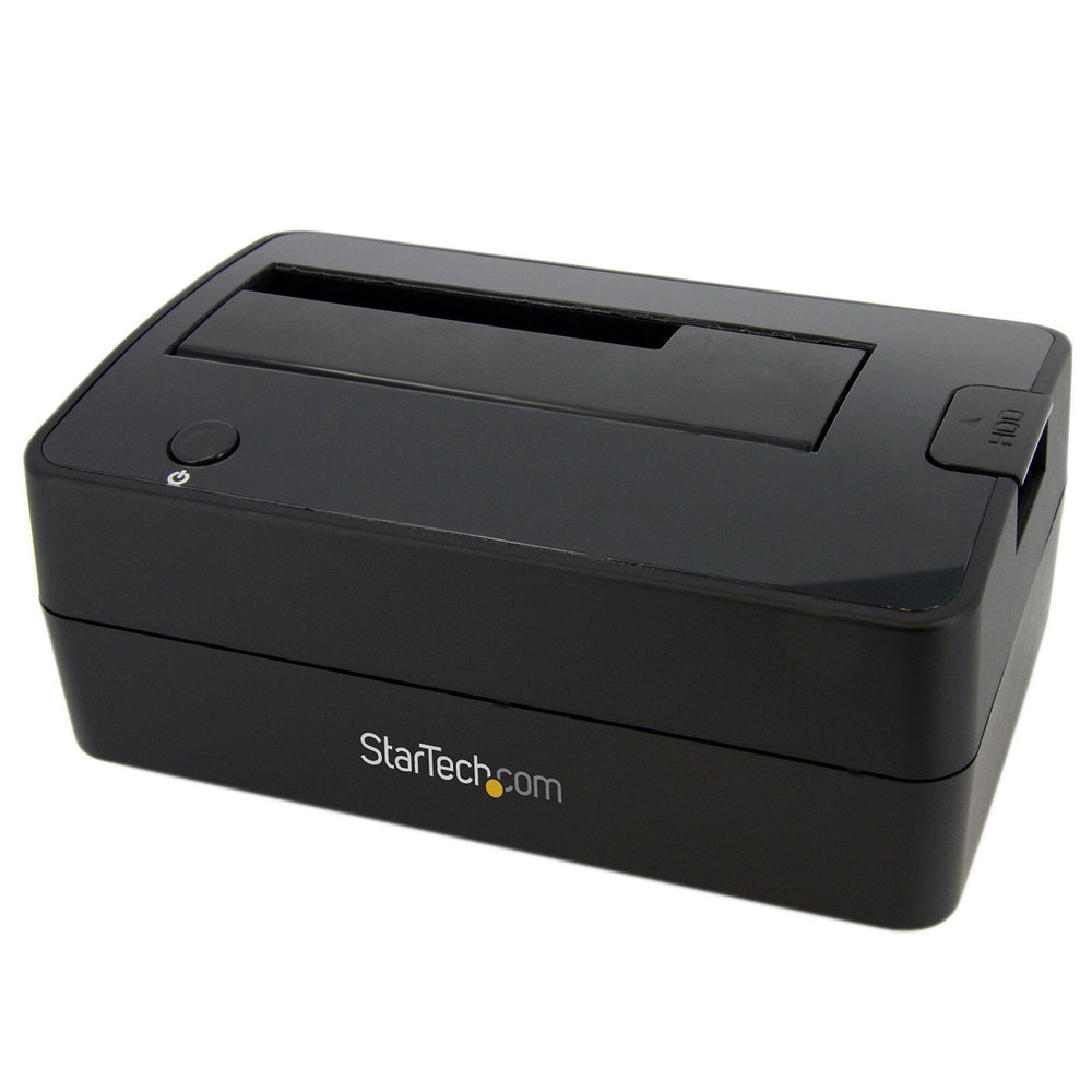 StarTech.com Station d'Accueil pour Disque Dur USB 3.0 à SATA à Baie Unique, Dock pour HDD USB 3.0 (5 Gbps), Docking Station pour HDD/SSD Externe 2,5/