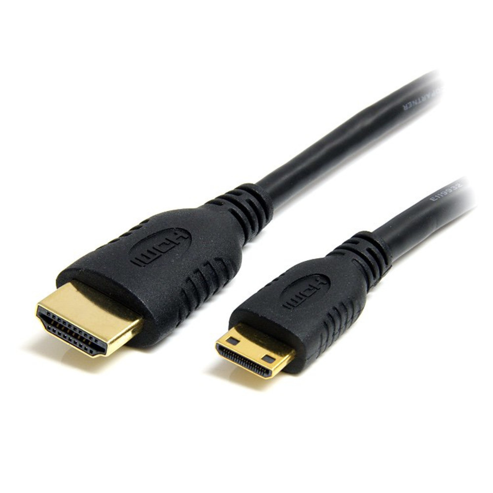 StarTech.com Câble HDMI haute vitesse avec Ethernet 2 m - HDMI vers HDMI Mini - M/M, 2 m, HDMI Type A (Standard), HDMI Type C (Mini), Compatibilité 3D