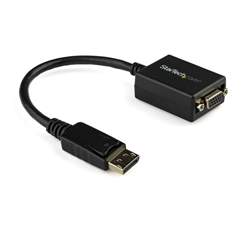 StarTech.com Adaptateur / Convertisseur vidéo actif DisplayPort vers VGA - M/F - 1920x1200 / 1080p, 0,225 m, DisplayPort, VGA (D-Sub), Mâle, Femelle,