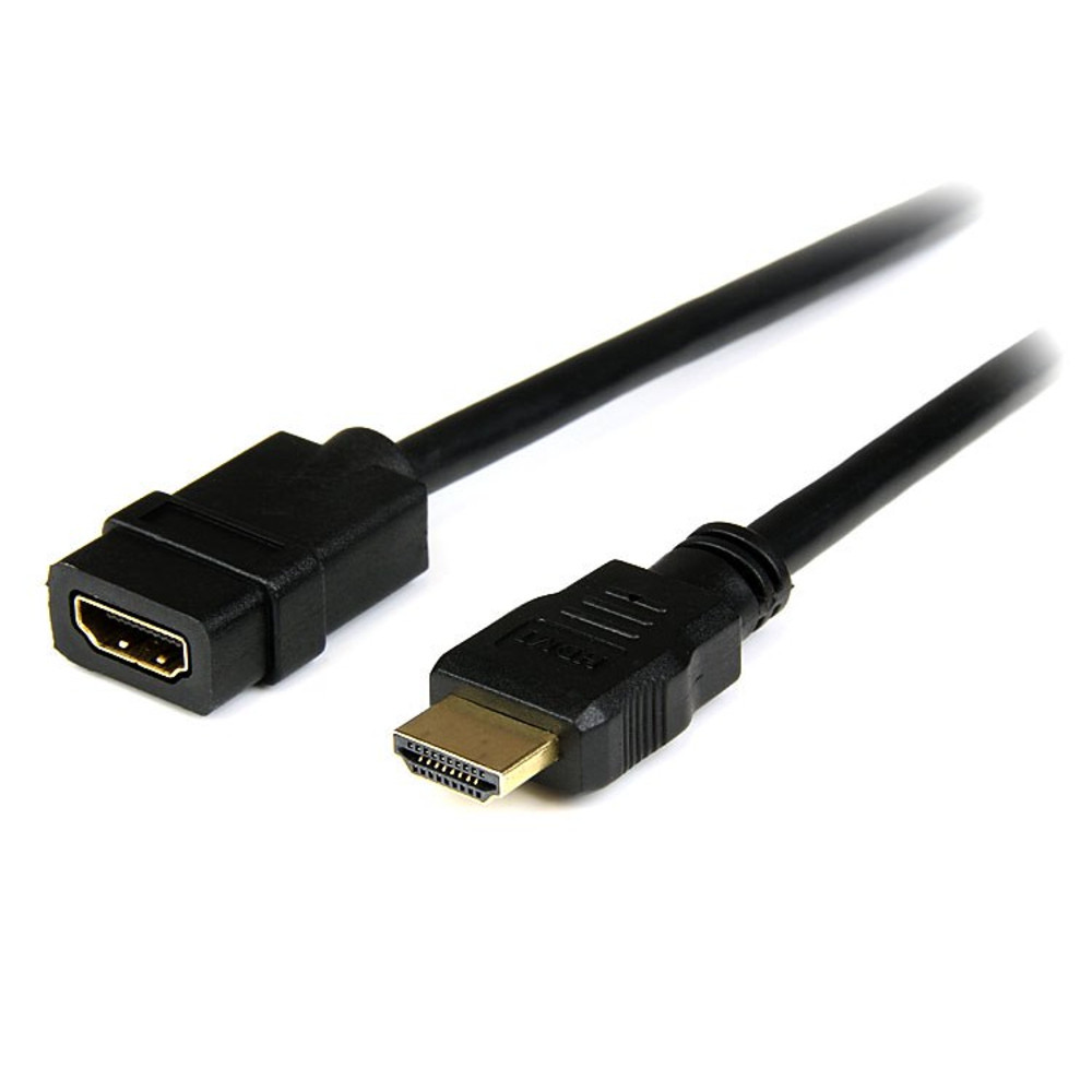 StarTech.com Rallonge HDMI 2m - Câble HDMI Mâle vers Femelle - Rallonge de Câble HDMI 4K - Câble HDMI UHD 4K 30Hz avec Ethernet M/F - Câble HDMI 1.4 H