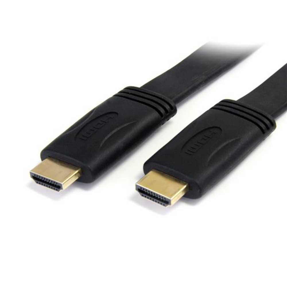 StarTech.com Câble plat HDMI haute vitesse Ultra HD 4K avec Ethernet de 5m - HDMI vers HDMI - M/M, 5 m, HDMI Type A (Standard), HDMI Type A (Standard)