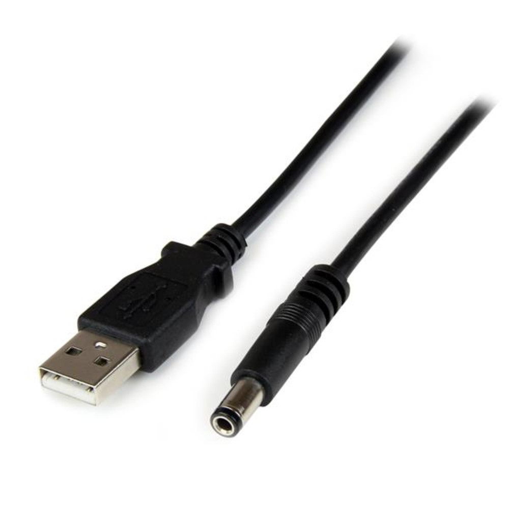 StarTech.com Câble d'alimentation USB vers connecteur annulaire de type N 5 V CC de 1 m - USB A vers V CC de 5,5 mm, 1 m, USB A, Barrel type N USB2TYP