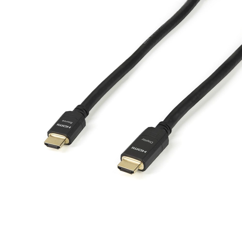 StarTech.com HDMM30MA, 30 m, HDMI Type A (Standard), HDMI Type A (Standard), Compatibilité 3D, Canal de retour audio (ARC, Audio Return Channel), Noir