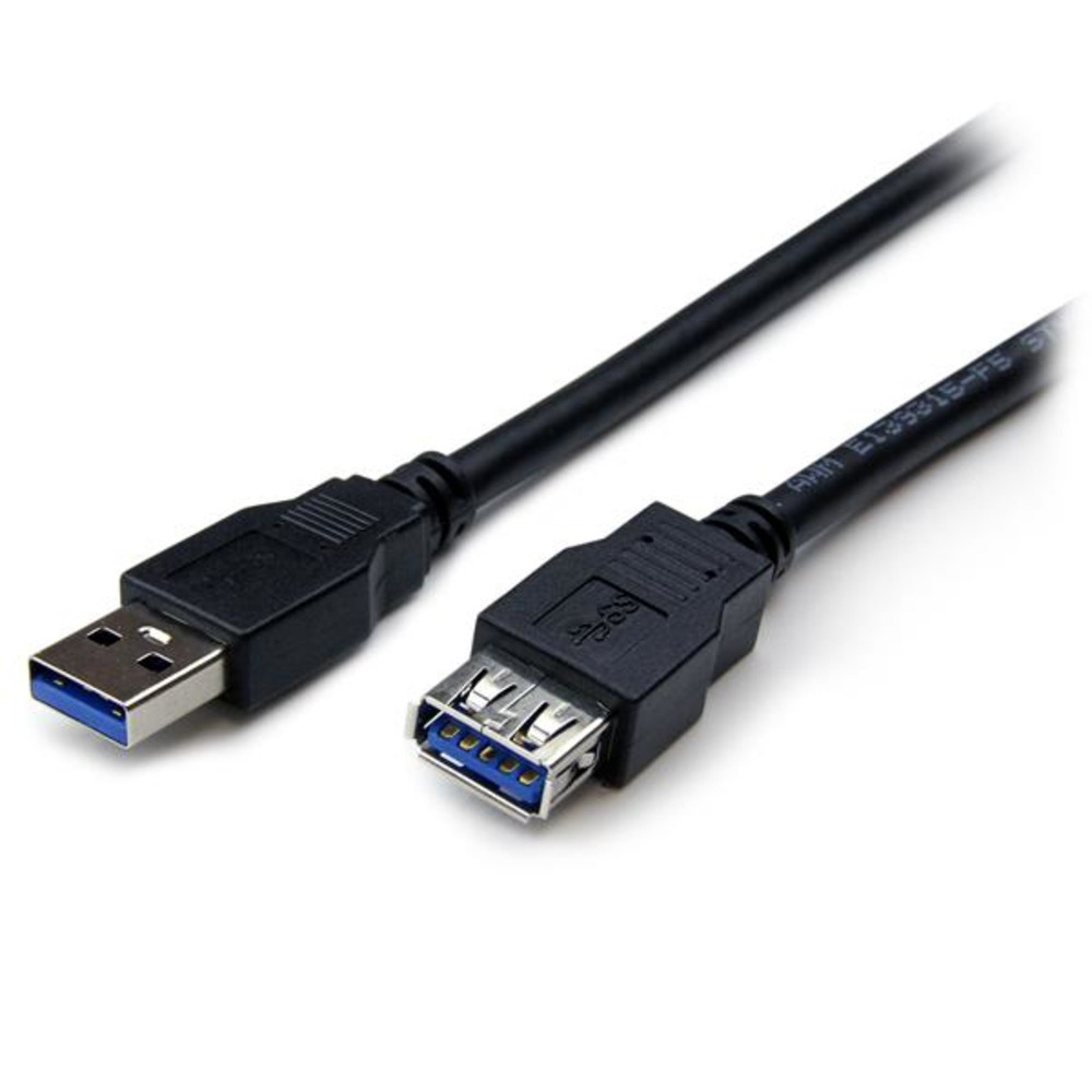 StarTech.com Câble d'extension USB 3.0 SuperSpeed de 2m Rallonge USB A vers A /F USB3SEXT2MBK