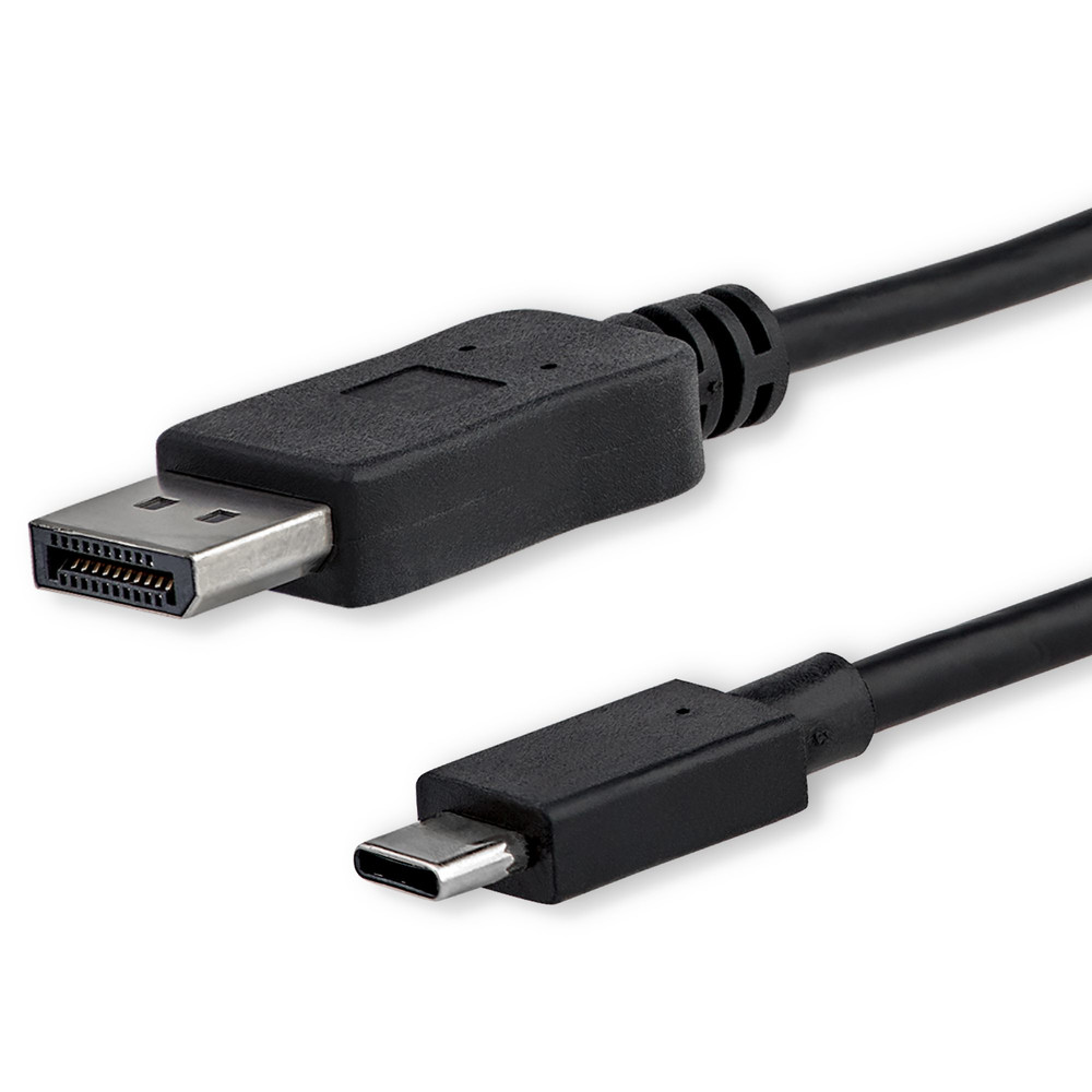 StarTech.com Câble adaptateur USB Type C vers DisplayPort de 1 4K 60 Hz 1 DisplayPort USB Type C Mâle Mâle Droit CDP2DPMM1MB