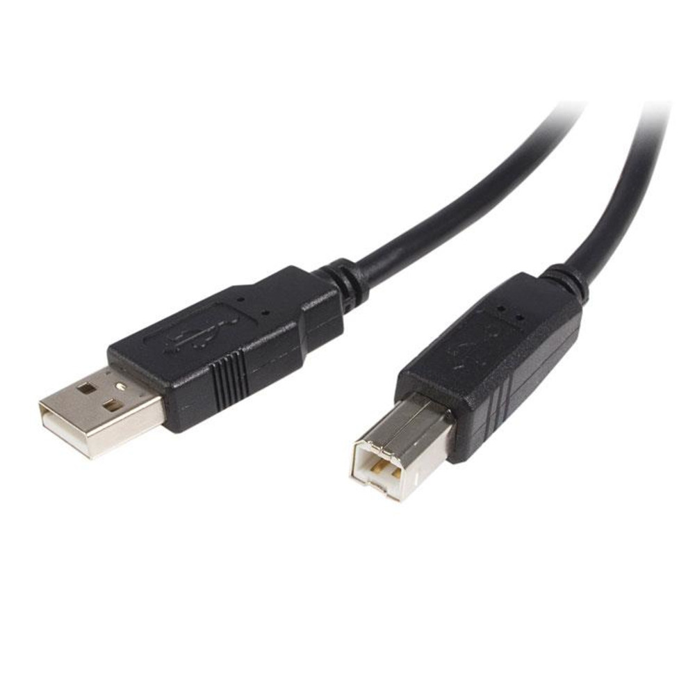 StarTech.com Câble USB 2.0 A vers B de 3 m - M/M, 3 m, USB A, USB B, USB 2.0, Mâle/Mâle, Noir USB2HAB3M