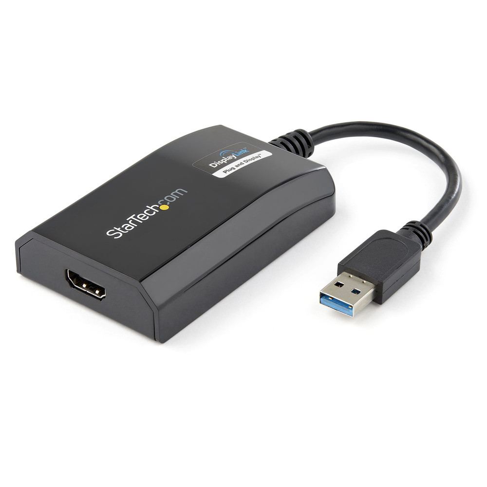 StarTech.com Carte Graphique Externe USB 3.0 vers HDMI - Adaptateur Graphique Vidéo Double Écran/Multi-Écrans Externe USB 3.0 vers HDMI pour Mac et PC