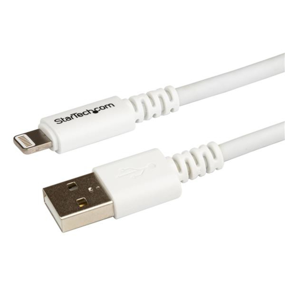 StarTech.com Câble Apple Lightning vers USB pour iPhone, iPod, iPad - 3 m Blanc, 3 m, Lightning, USB A, Mâle, Mâle, Blanc USBLT3MW