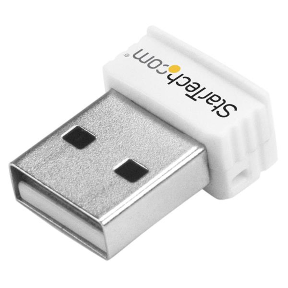 StarTech.com Mini Clé USB Sans Fil N 150 Mbps - Adaptateur USB WiFi 802.11n/g 1T1R - Blanc, Sans fil, USB, WLAN, Wi-Fi 4 (802.11n), 150 Mbit/s, Blanc