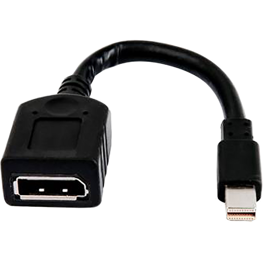 HP Cble adaptateur miniDP-DP, DisplayPort, Mini DisplayPort, Femelle, Mle, Noir, 90 g 2MY05AA
