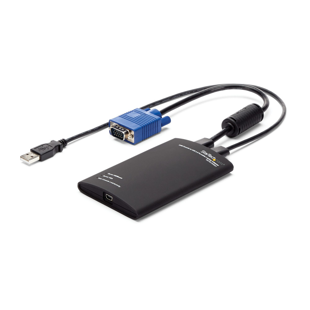 StarTech.com Adaptateur crash cart pour PC portable Console KVM vers USB 2.0 USB USB VGA USB Mini B PS2 + USB 2. + VGA NOTECONS01