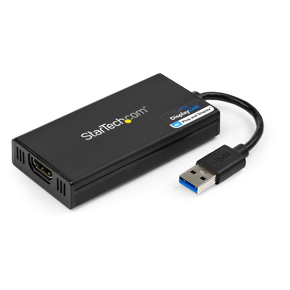 StarTech.com Adaptateur vidéo multi-écrans USB 3.0 vers HDMI - Carte graphique externe certifié DisplayLink - Ultra HD 4k, 3.2 Gen 1 (3.1 Gen 1), USB