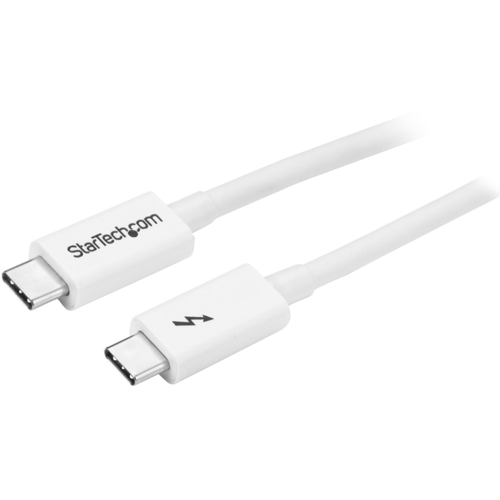 StarTech.com Câble Thunderbolt 3 de 1 20 Gb/ Compatible Thunderbolt USB et DisplayPort Mâle Mâle 1 20 Gbit/ 3840 x 2160