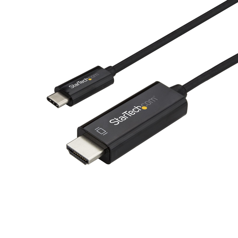 StarTech.com Adaptateur USB-C vers HDMI 1m - Câble Vidéo USB Type-C Vidéo DP Alt Mode vers HDMI 2.0 - Câble d'Écran DP 1.2 HBR2 4K 60 Hz - Compatible