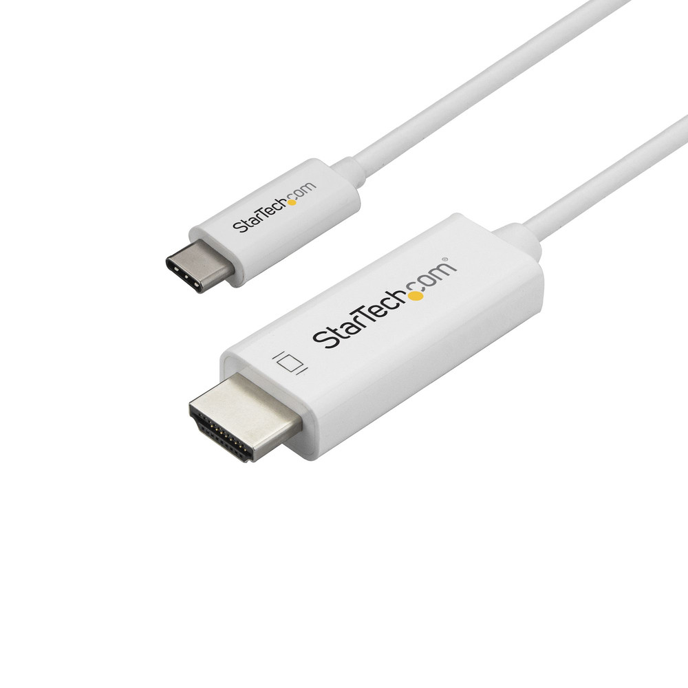 StarTech.com Adaptateur USB-C vers HDMI de 1m - Câble Vidéo USB Type C vers HDMI 2.0 - 4K60Hz - Compatible Thunderbolt 3 - Convertisseur USB-C à HDMI