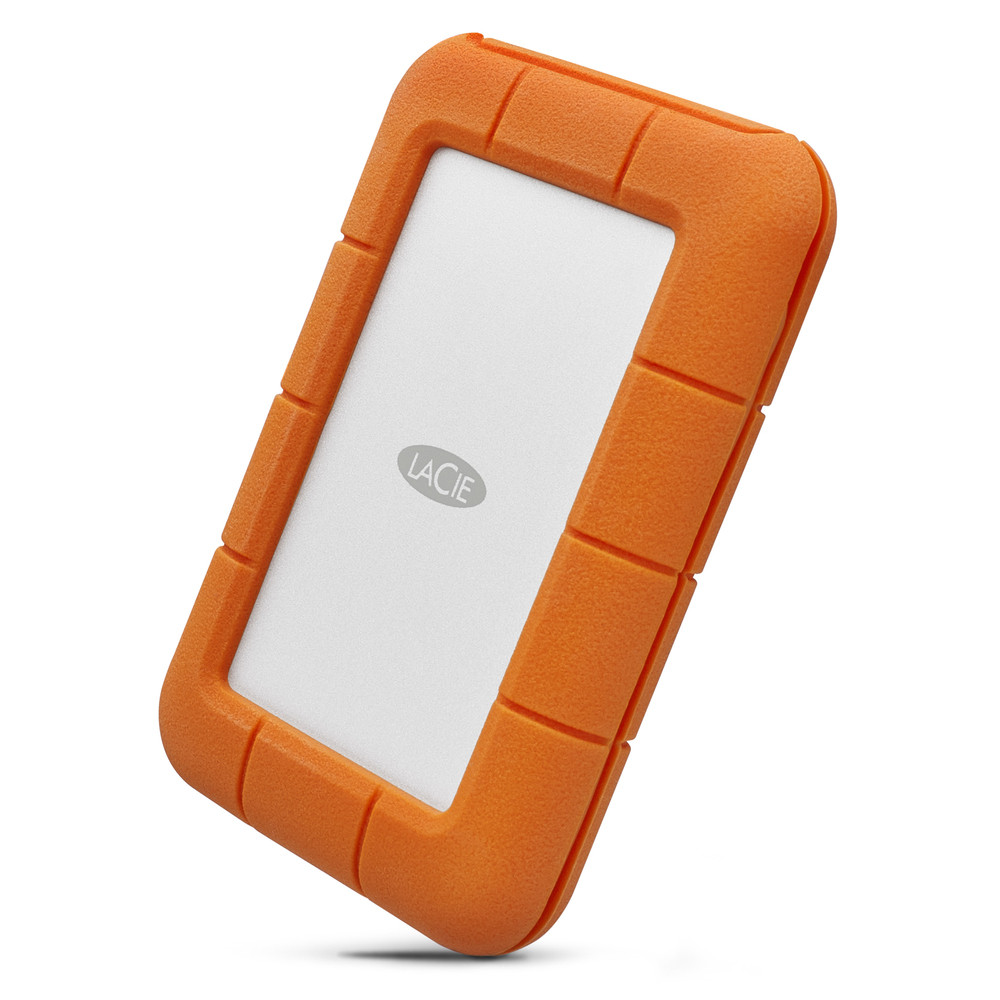 SEAGATE LaCie Rugged USB-C, 5000 Go, 3.2 Gen 1 (3.1 Gen 1), Gris, Jaune STFR5000800