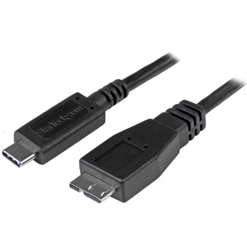 StarTech.com Câble USB-C vers Micro-B de 50 cm - M/M - USB 3.1 (10 Gb/s), 0,5 m, USB C, Micro-USB B, USB 3.2 Gen 2 (3.1 Gen 2), Mâle/Mâle, Noir USB31C