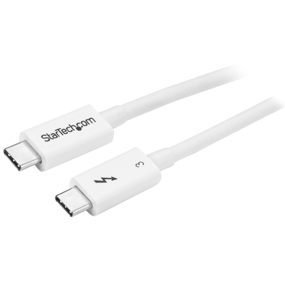 StarTech.com Câble Thunderbolt 3 de 50 cm 40 Gb/ Compatible Thunderbolt USB et DisplayPort Mâle Mâle 0 5 40 Gbit/ 3840 x - vue 7
