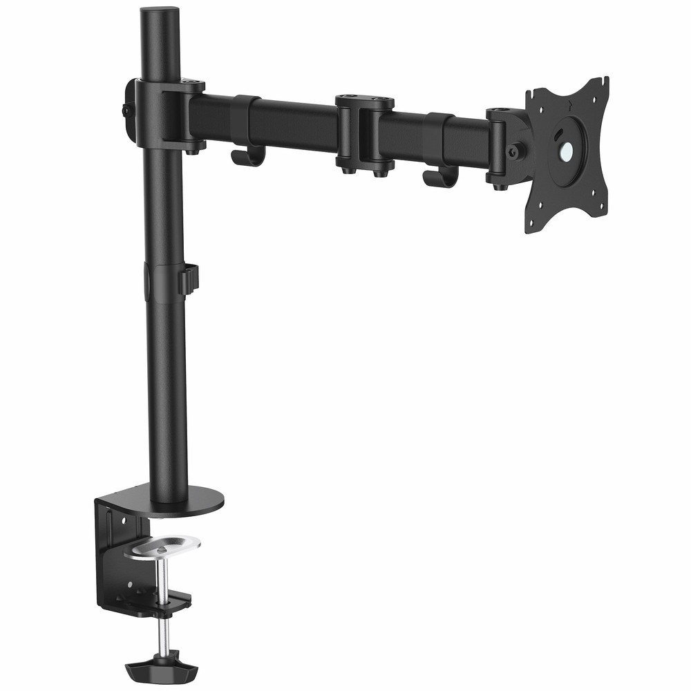 StarTech.com Support de bureau pour écran - Bras articulé - Acier robuste, Pince, 8 kg, 33 cm (13'), 68,6 cm (27'), 100 x 100 mm, Noir ARMPIVOTB