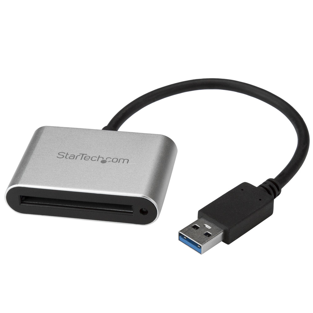 StarTech.com Lecteur et enregistreur de cartes CFast 2.0 - USB 3.0, CFast, CFast 2.0, Noir, Argent, 5000 Mbit/s, Aluminium, Activit, nergie, CE, FCC