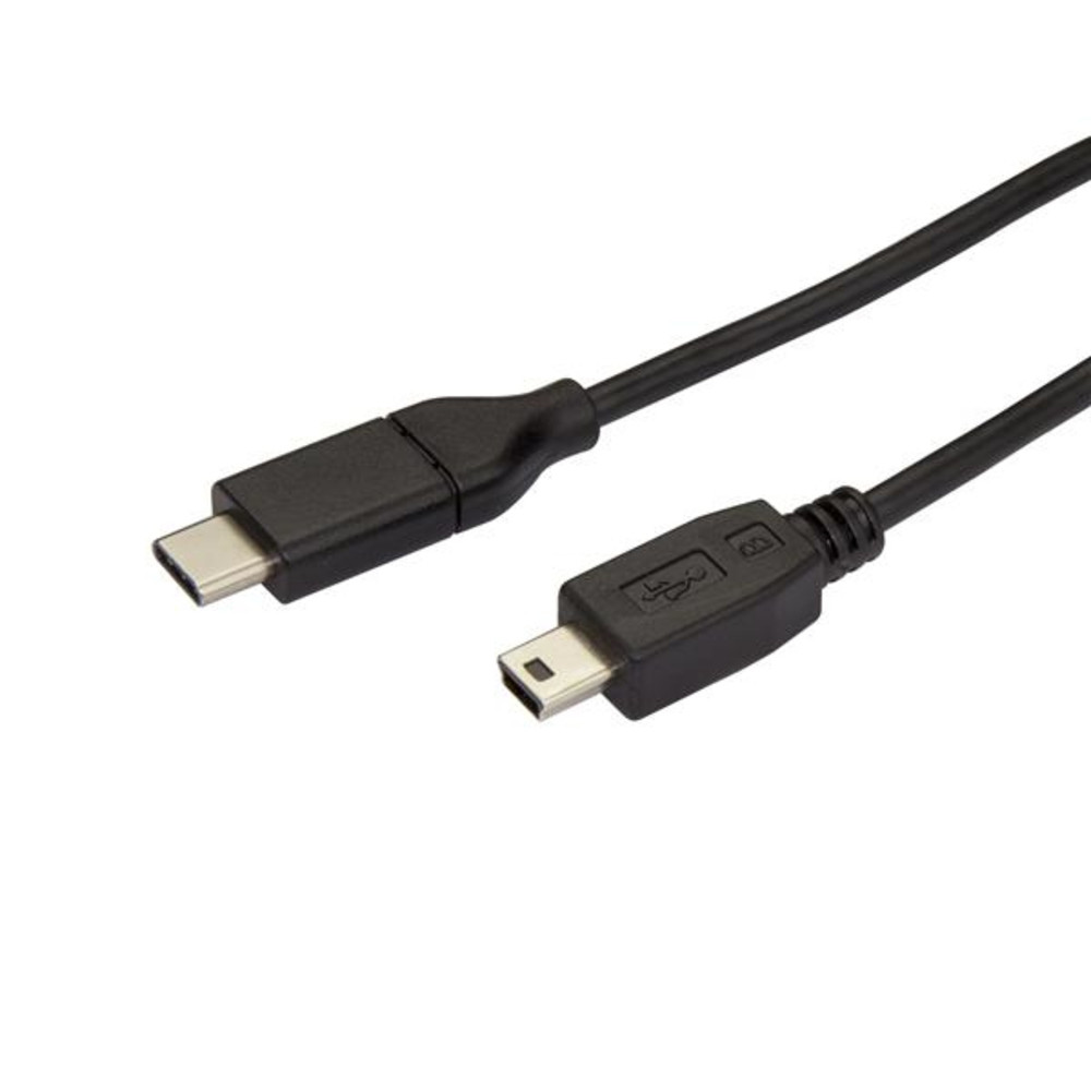 StarTech.com Câble USB-C vers Mini-USB de 2m, Câble de Transfert de Données, USB 2.0, USB-C, 2 m, USB C, Mini-USB B, USB 2.0, 0,48 Gbit/s, Noir USB2CM