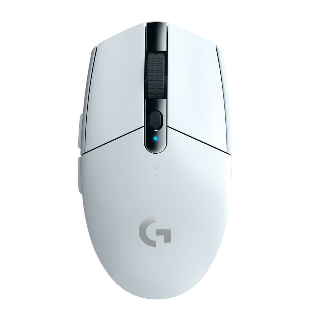 Logitech G G305 Ratón inalámbrico para gaming LIGHTSPEED, Droitier, Optique, RF sans fil, 12000 DPI, 1 ms, Blanc 910-005292
