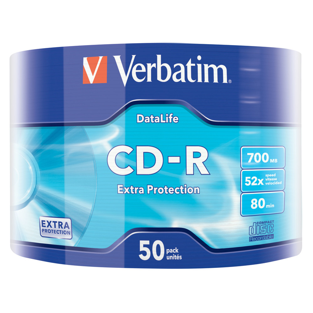 Verbatim CD R Extra Protection CD R 700Mo 50pièce - vue 3
