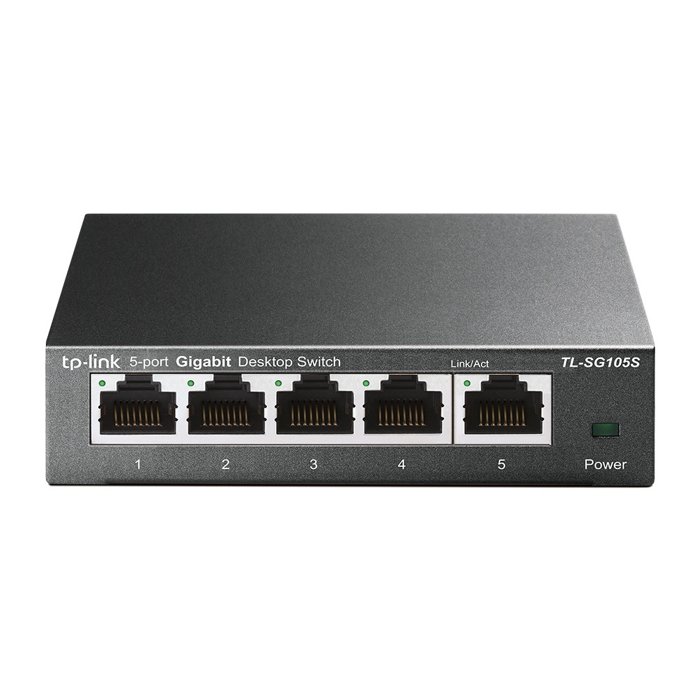 TP-LINK TL-SG105S, Non-gr, Gigabit Ethernet (10/100/1000)