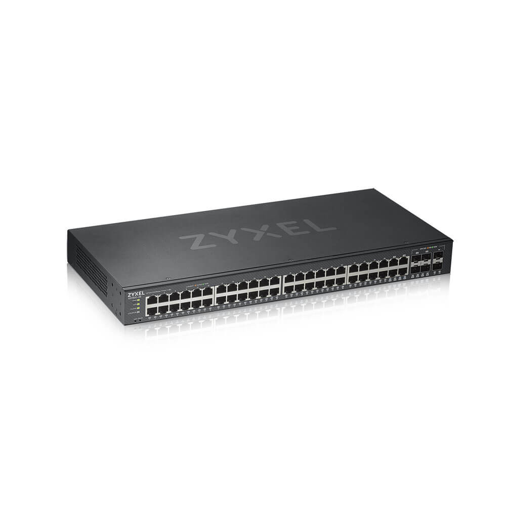 Zyxel GS1920-48V2, Géré, Gigabit Ethernet (10/100/1000), Grille de montage GS1920-48V2-EU0101F