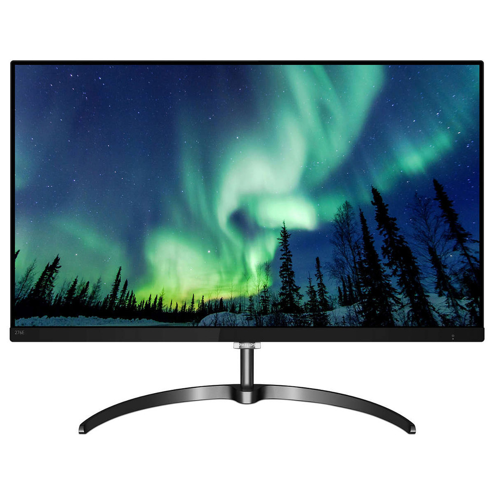 Philips E Line Moniteur LCD 4K Ultra HD 276E8VJSB/00, 68,6 cm (27'), 3840 x 2160 pixels, 4K Ultra HD, LED, 5 ms, Noir, Mtallique
