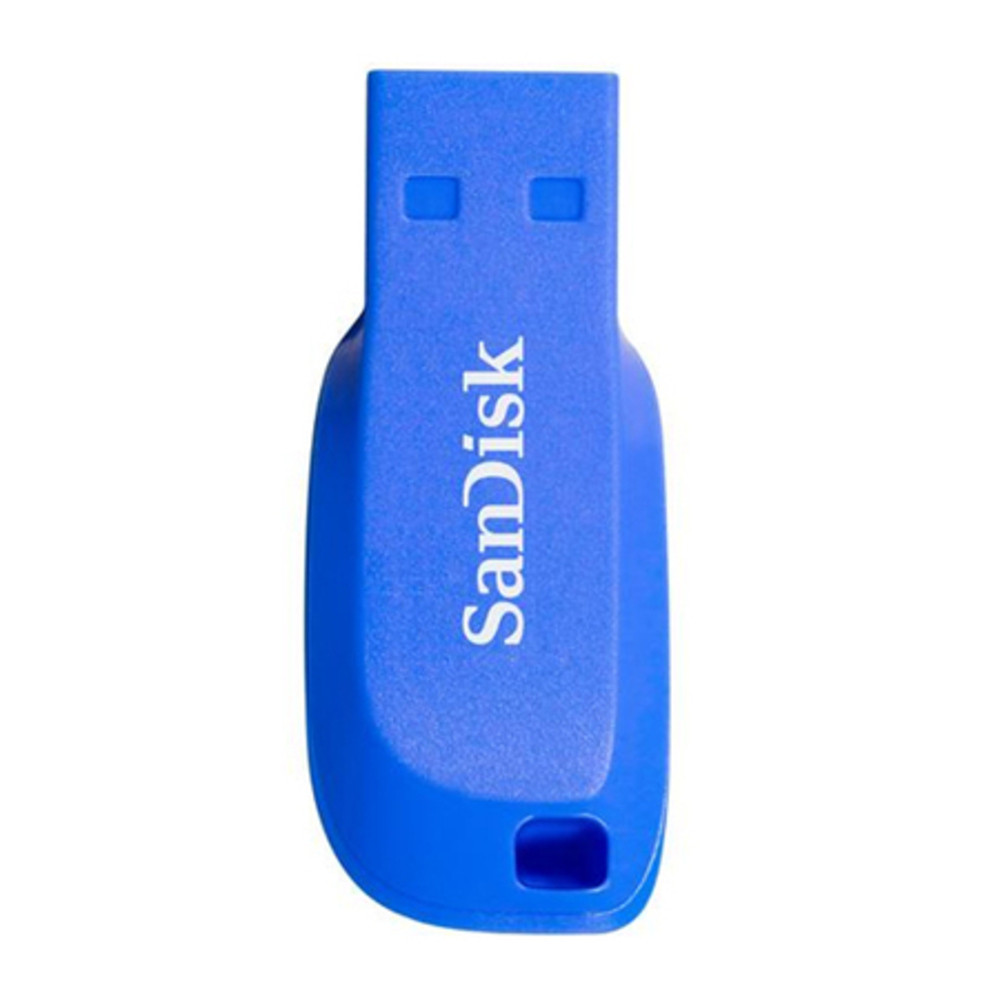 SanDisk Cruzer Blade 16GB, 16 Go, USB Type-A, 2.0, Sans capuchon, Bleu SDCZ50C-016G-B35BE