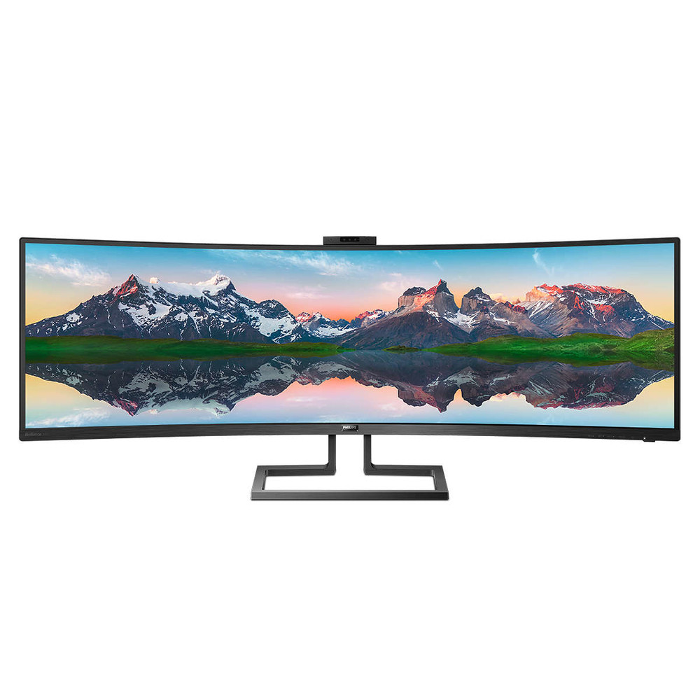 Philips P Line Moniteur LCD incurv 32:9 SuperWide 499P9H/00, 124 cm (48.8'), 5120 x 1440 pixels, UltraWide Dual Quad HD, LCD, 5 ms, Noir