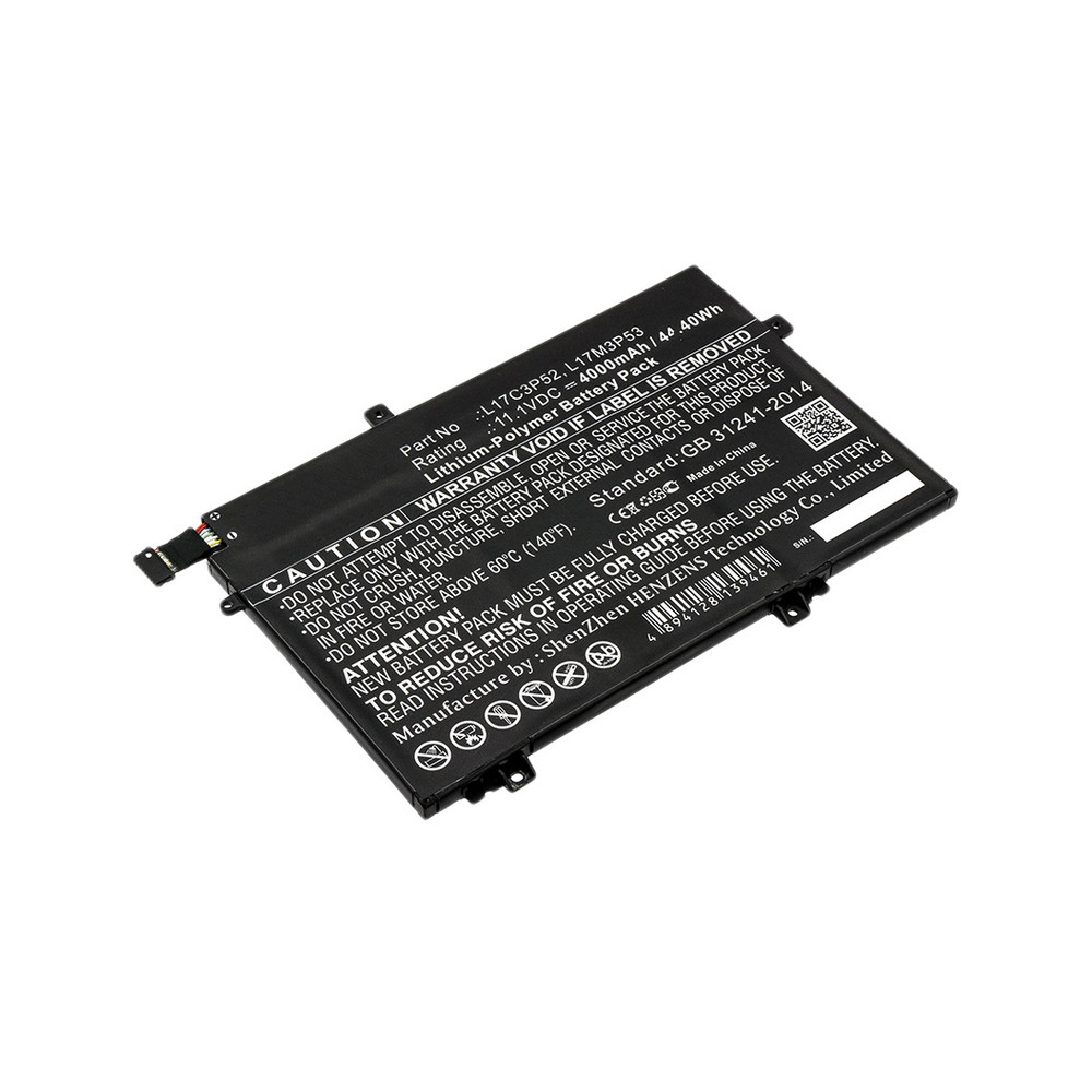 DLH Batterie de portable standard ?quivalent ? : Lenovo 01AV464 Lenovo 01AV465 Lenovo 01AV466 Lenovo L17C3P52 Lenovo L17M3P53 Lenovo L17M3P54 Lenovo SB10K97612 Lenovo SB10K97613 ... - vue 2