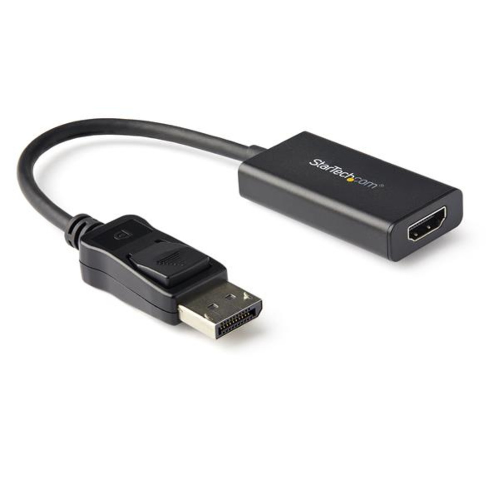StarTech.com Adaptateur DisplayPort vers HDMI 4K 60 Hz avec HDR, 0,122 m, DisplayPort, HDMI Type A (Standard), Mâle, Femelle, Droit DP2HD4K60H