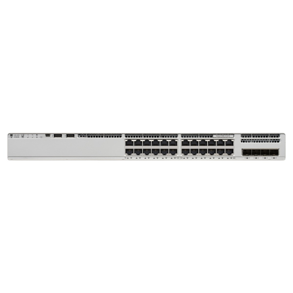 Cisco Catalyst C9200L, Gr, L3, Gigabit Ethernet (10/100/1000), Full duplex C9200-24T-E