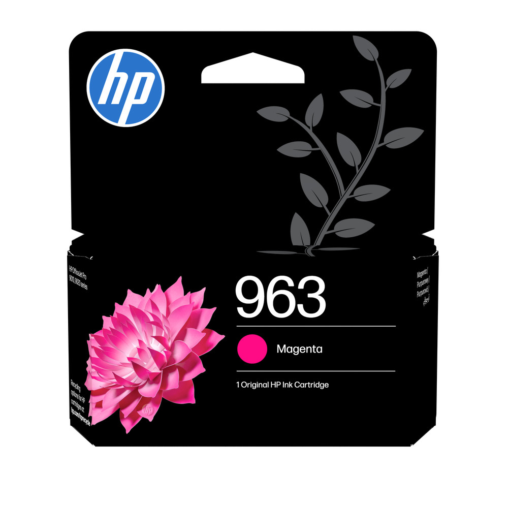 HP 963 Cartouche dencre authentique 3JA24AE pour HP OfficeJet Pro 9010 / 9020 series - vue 10