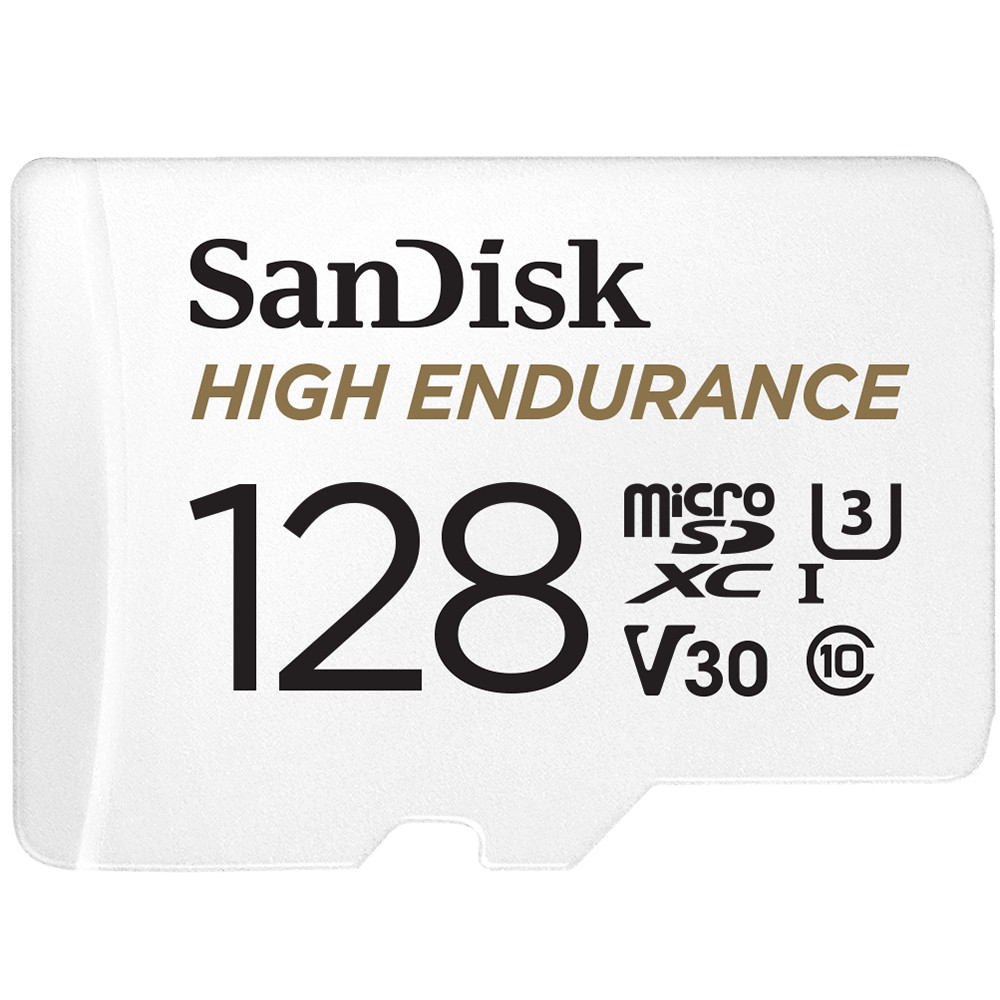SanDisk High Endurance, 128 Go, MicroSDXC, Classe 10, UHS-I, 100 Mo/s, 40 Mo/s SDSQQNR-128G-GN6IA