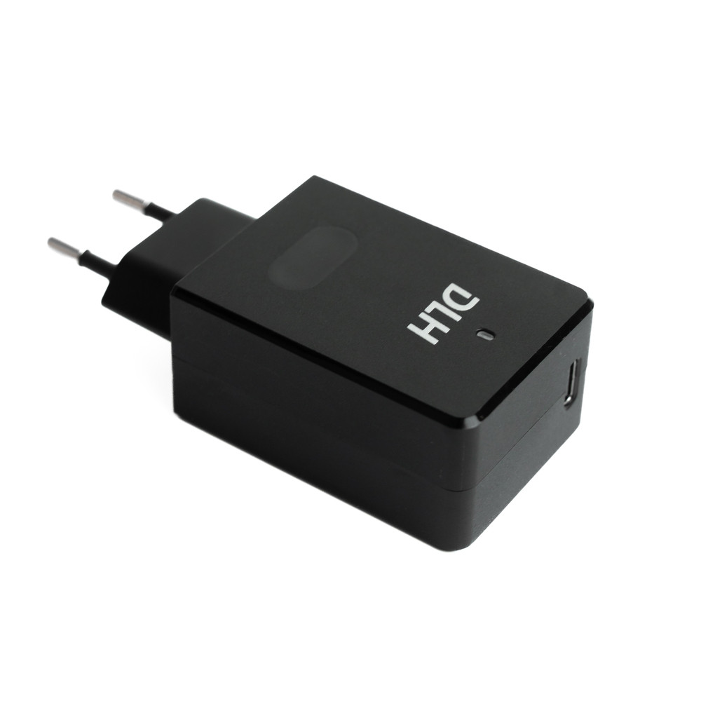 DLH Alimentation secteur USB-C 65W pour ordinateurs portables, Ordinateur portable, Intérieure, 100 - 240 V, 50/60 Hz, 65 W, 5/9/12/15/20 V DY-AI4165