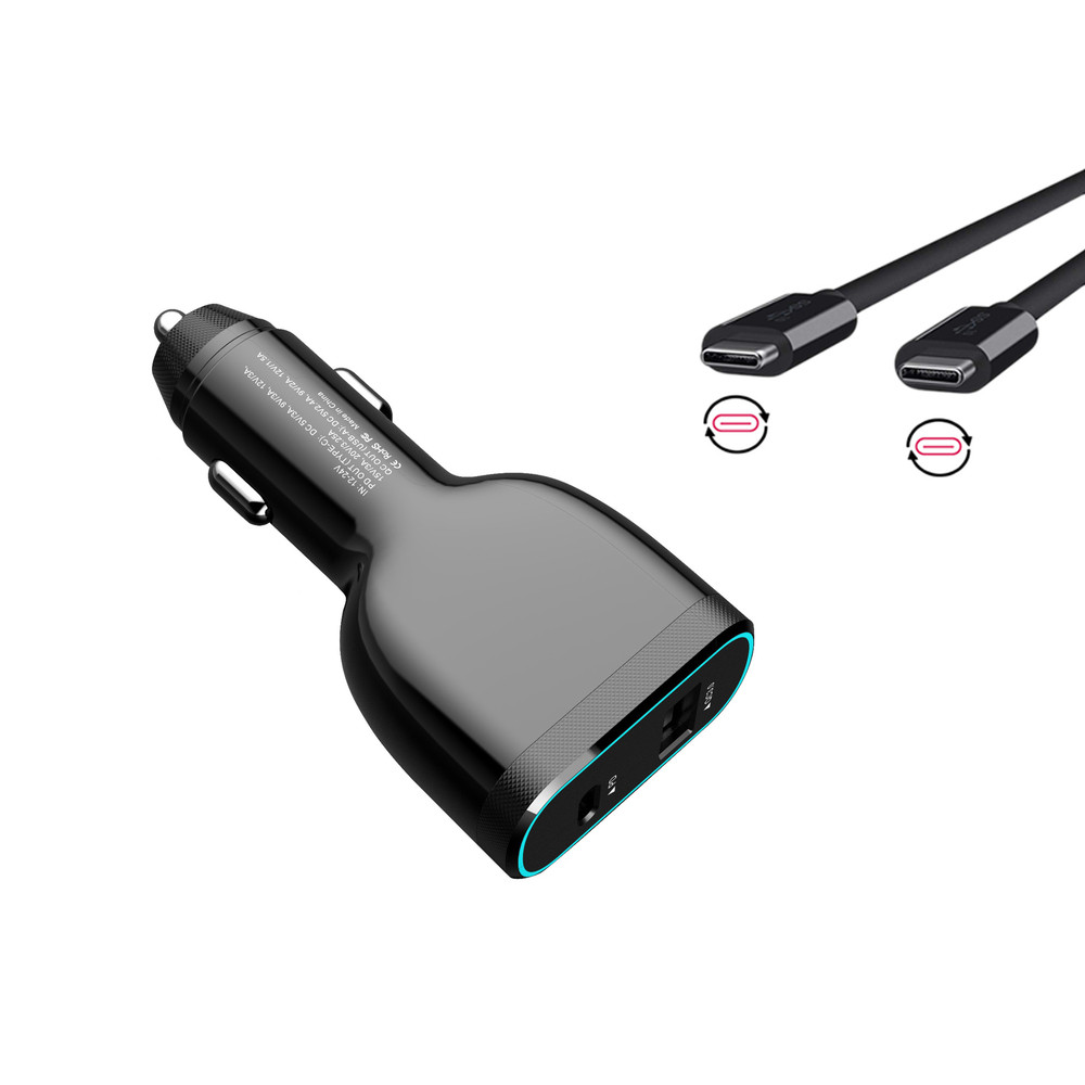 DLH Adaptateur d'alimentation pour voiture USB C - vue 2