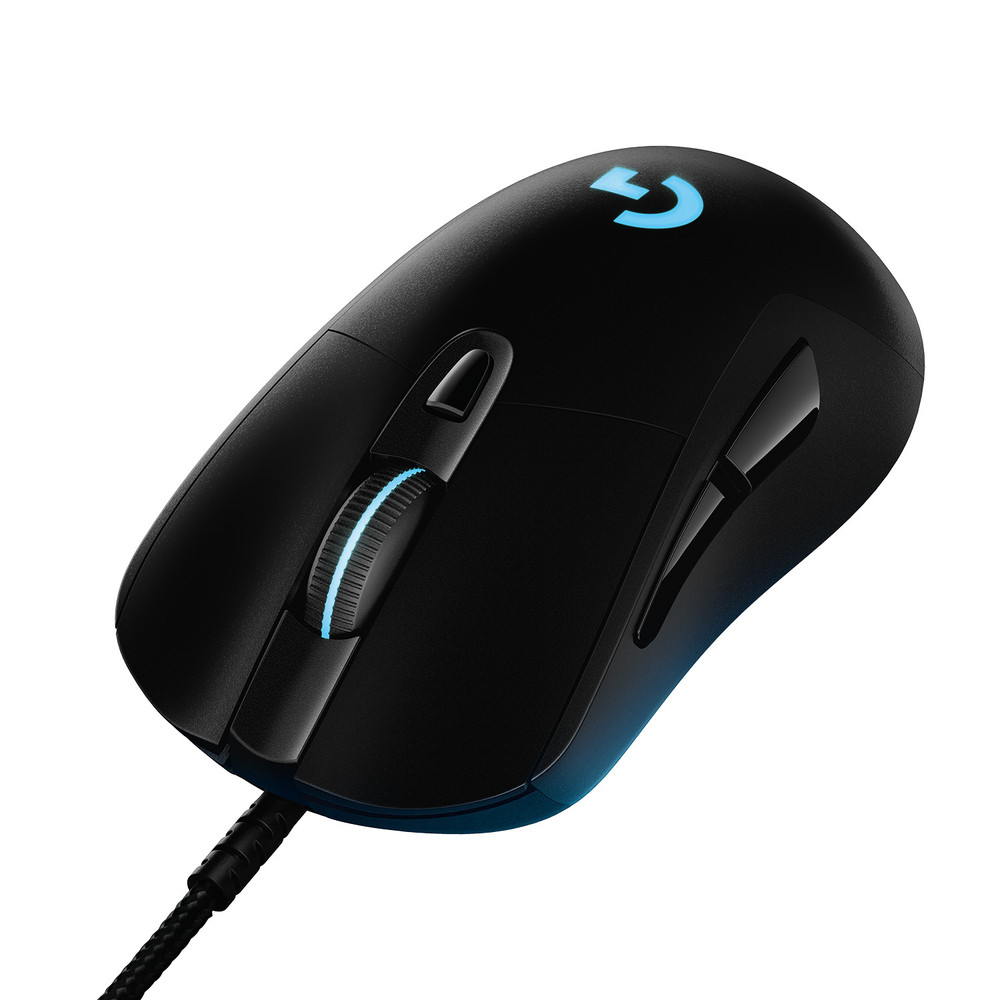 Logitech G G403 HERO, Droitier, Optique, USB Type-A, 25600 DPI, 1 ms, Noir 910-005633
