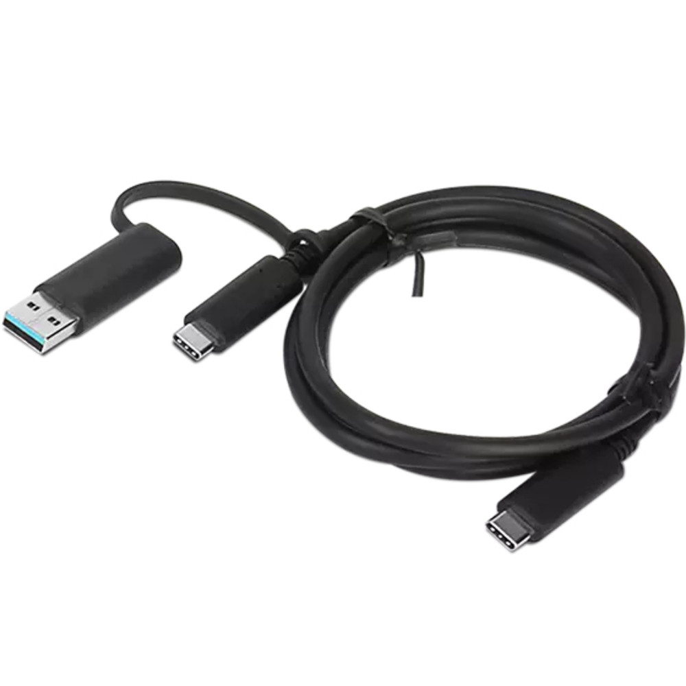 Lenovo Hybrid USB C avec câble USB A