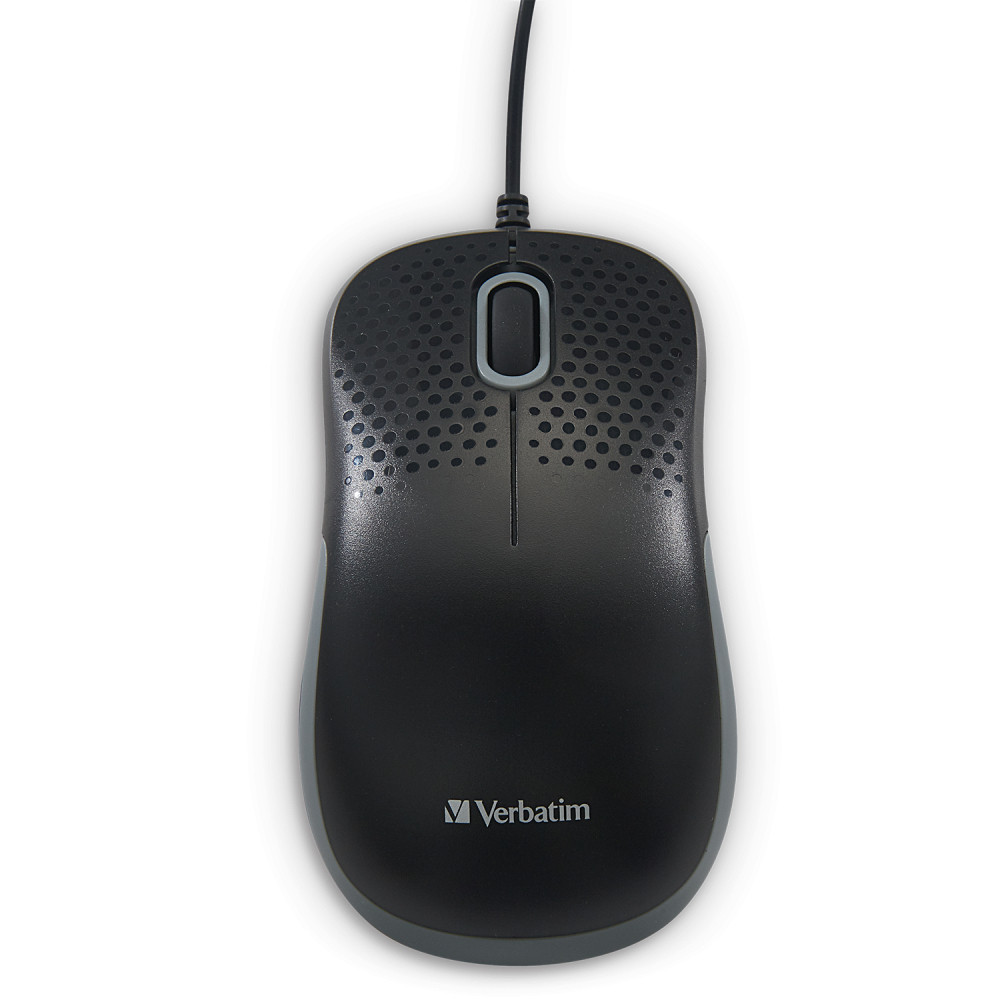 Verbatim 49024, Droitier, Optique, USB Type-A, 1000 DPI, Noir