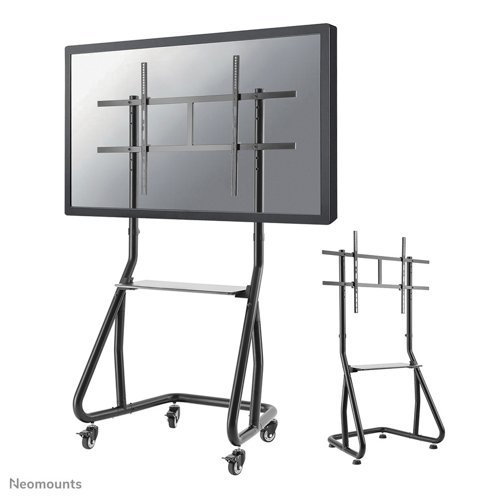 Neomounts NS-M3800BLACK Support au sol pour écran 60-100', Noir, Acier, 100 kg, 152,4 cm (60'), 2,54 m (100'), 1000 x 400,1000 x 600,200 x 200,200 x 3