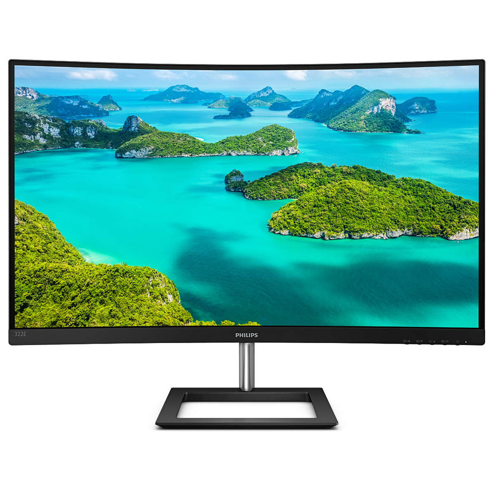 Philips E Line 322E1C/00, 80 cm (31.5'), 1920 x 1080 pixels, Full HD, LCD, 4 ms, Noir