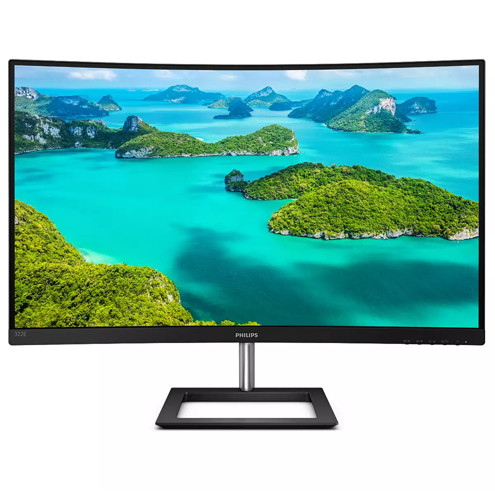 Philips E Line 322E1C/00, 80 cm (31.5'), 1920 x 1080 pixels, Full HD, LCD, 4 ms, Noir