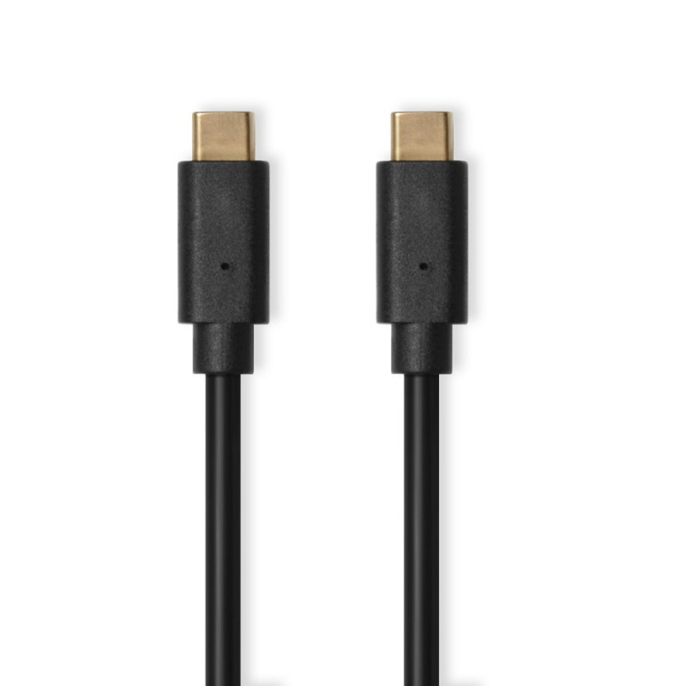 Port Designs 900074, 1 m, USB C, USB C, 10 Gbit/s, Noir