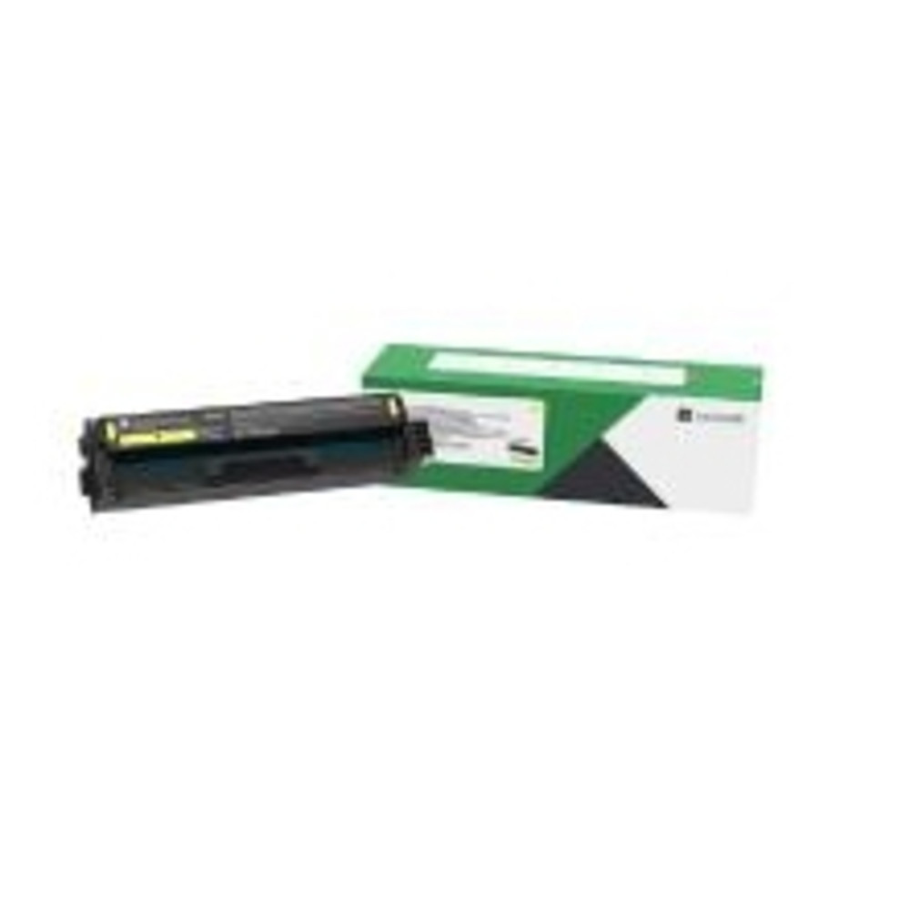 Lexmark jaune original cartouche de toner LCCP LRP - vue 2