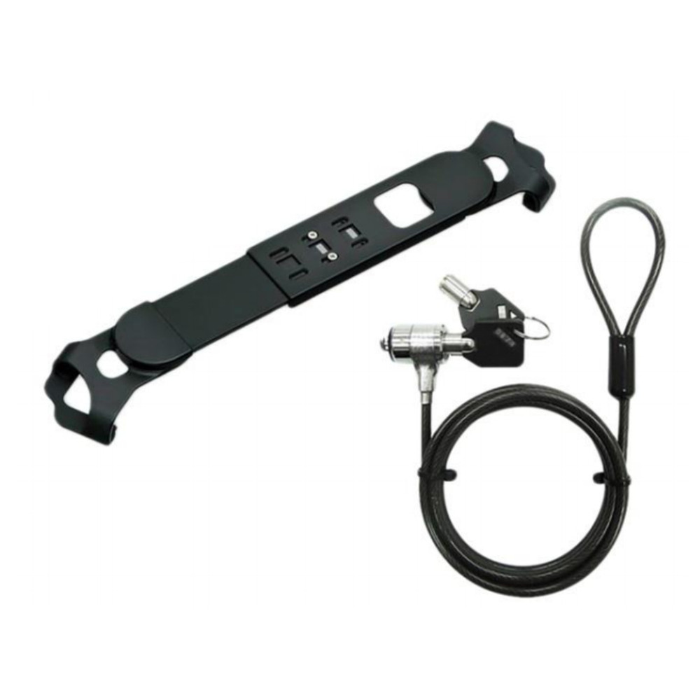 Câble antivol DLH DY-CS4115 1,8 m avec clé pour tablettes de 9" à 10,8"