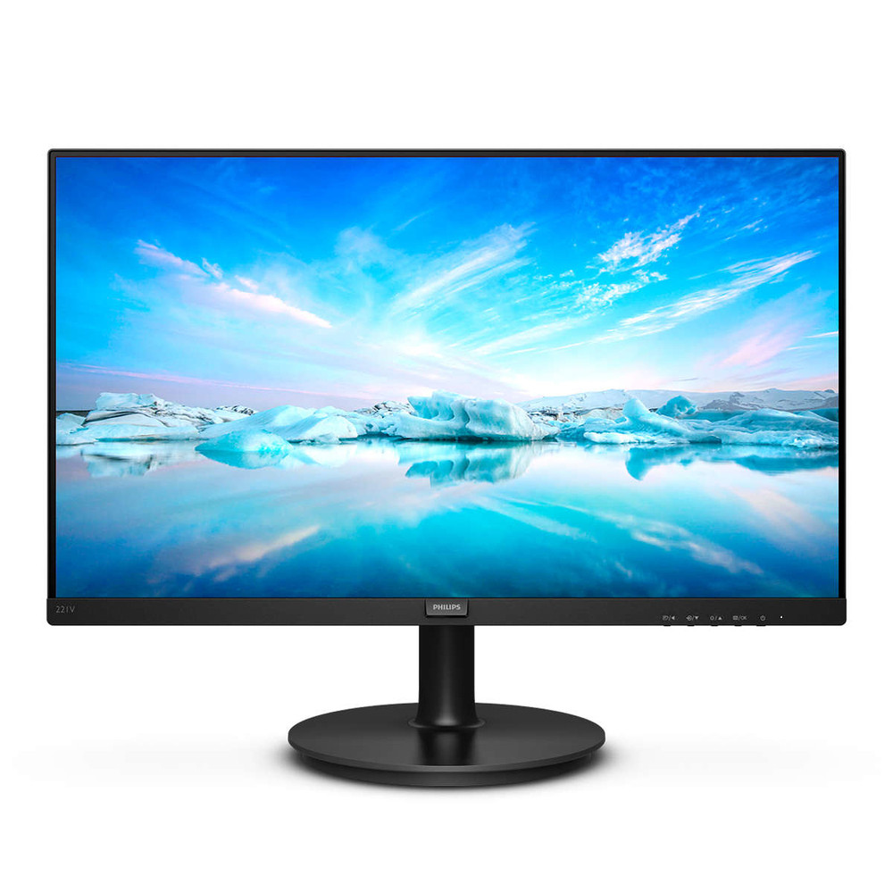 Philips V Line 221V8/00, 54,6 cm (21.5'), 1920 x 1080 pixels, Full HD, LED, 4 ms, Noir