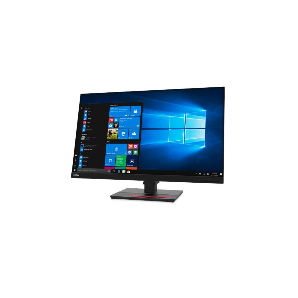 Lenovo ThinkVision T27q-20, 68,6 cm (27'), 2560 x 1440 pixels, Quad HD, LCD, 6 ms, Noir 61EDGAT2EU